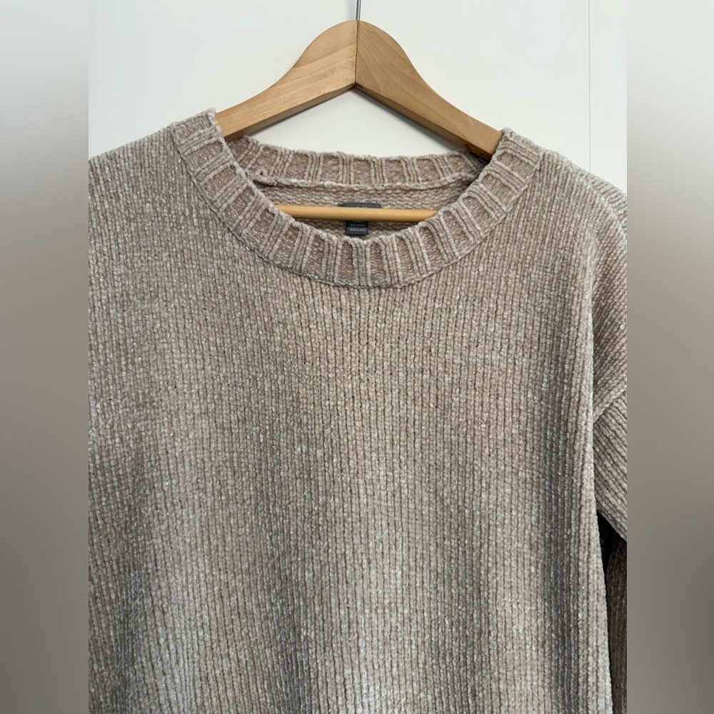 Aerie Chenille Ribbed Knit Crewneck Sweater, size XS. - Picture 4 of 6